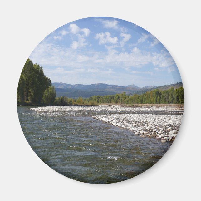 Floating Down the Snake River I Magnet (Front)