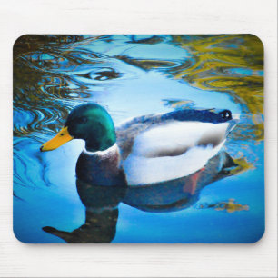 Floating Duck Mouse Pad