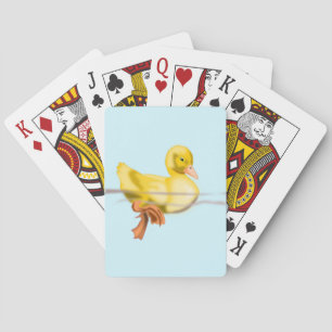 Floating Duckling Playing Cards - Custom Colors