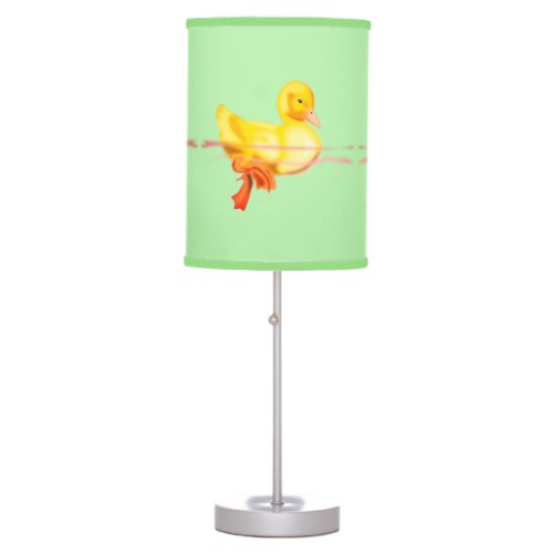 Floating Ducklings Baby Lamp _ Your Color _ Text