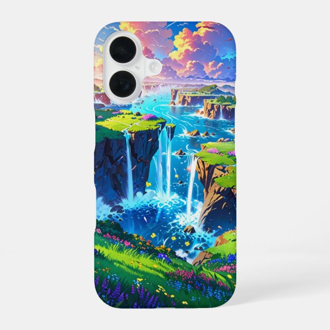 Floating Fantasy Islands Iphone Case (Back)