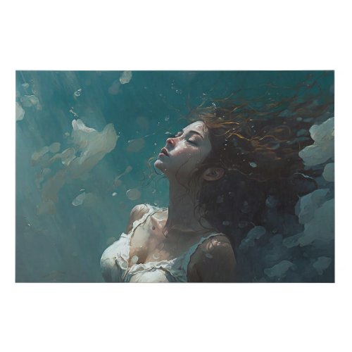 Floating _ Faux Wrapped Canvas Print
