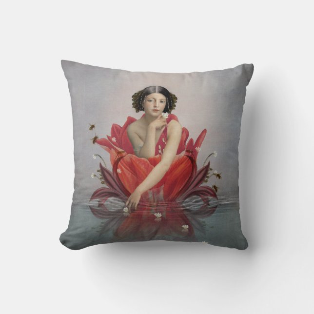 Floating Flower Pillow (Front)