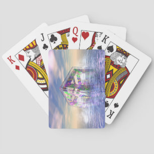 Floating Fractal Poker Cards