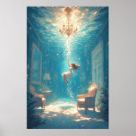 Floating Girl Poster