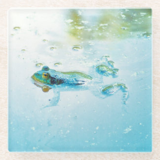 Floating Glass Coaster