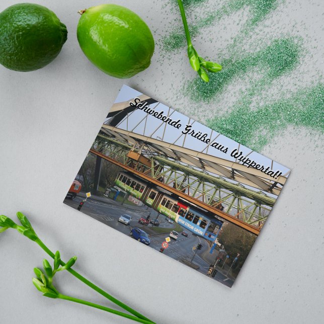 Floating Greetings from Wuppertal in German Postcard (Creator Uploaded)