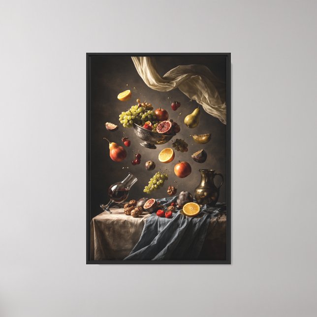 Floating Harvest Symphony Canvas Print (Front)