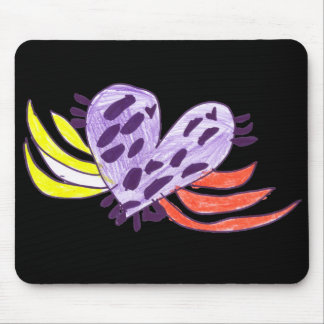 Floating Heart Mouse Pad