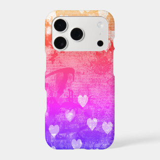 Floating Hearts in Whispery Atmosphere iPhone 17 Pro Case