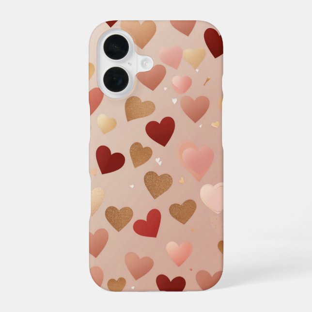 Floating Hearts Romance Iphone Case (Back)