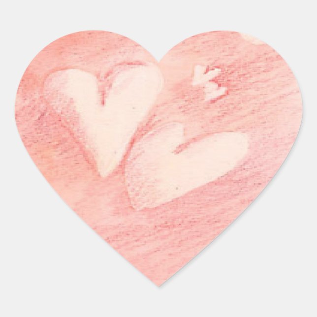 Floating Hearts - Sticker (Front)