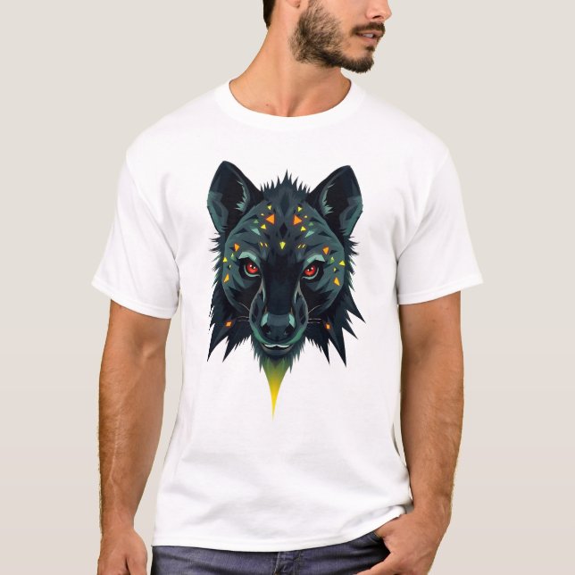 Floating Hyena Face Art Tee (Front)