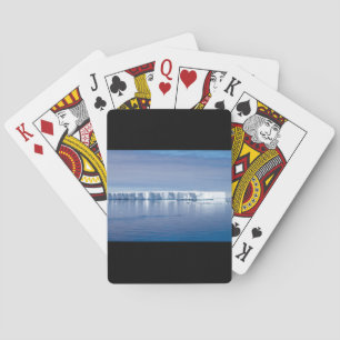 Floating iceberg poker cards