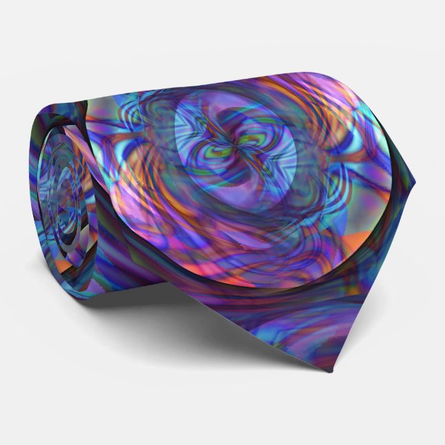 Floating in a Pool of Thought Neck Tie (Rolled)