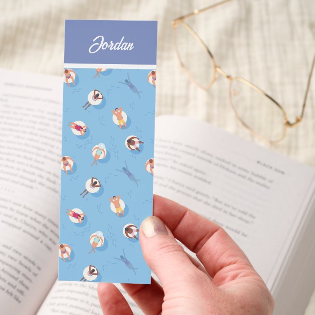 Floating in the Lazy River Pattern Bookmarks (Hand)