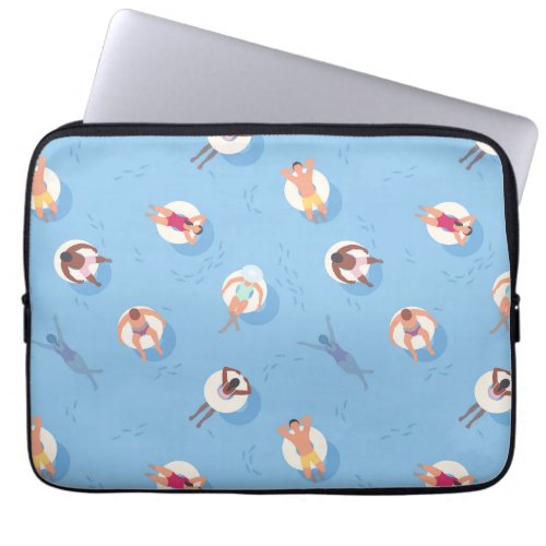 Floating in the Lazy River Pattern Laptop Sleeve