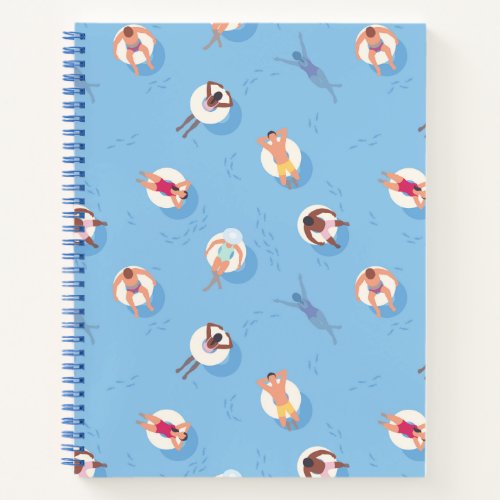 Floating in the Lazy River Pattern Notebook