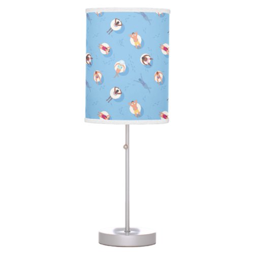 Floating in the Lazy River Pattern Table Lamp