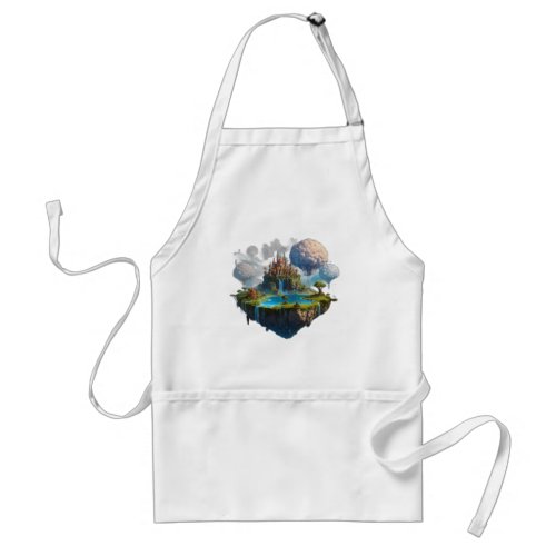 floating island adult apron