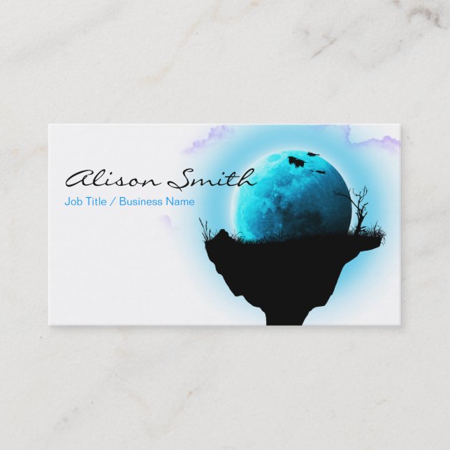 Floating island business card (Front)