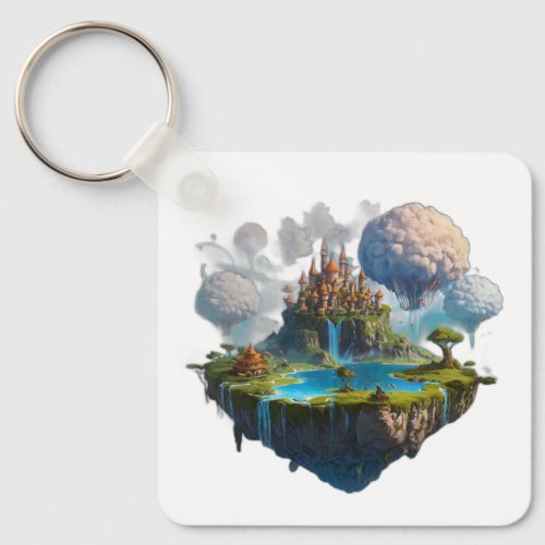 floating island keychain