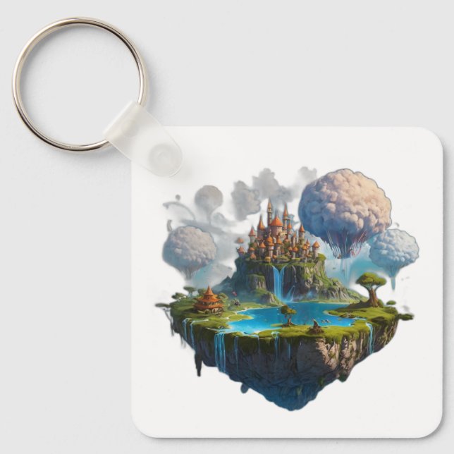 floating island keychain (Front)