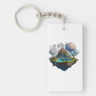 floating island keychain