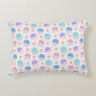 Floating Jellyfish Friends  Accent Pillow
