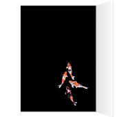 Floating Koi Blue Card (Inside (Left))
