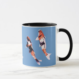 Floating Koi blue Mug