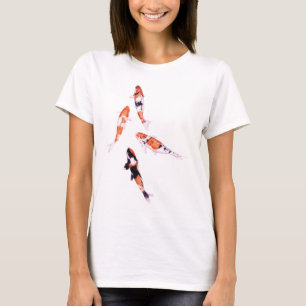 Floating Koi White T-shirt