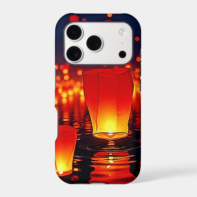 Floating Lanterns of Hope Design Iphone Case (Back)