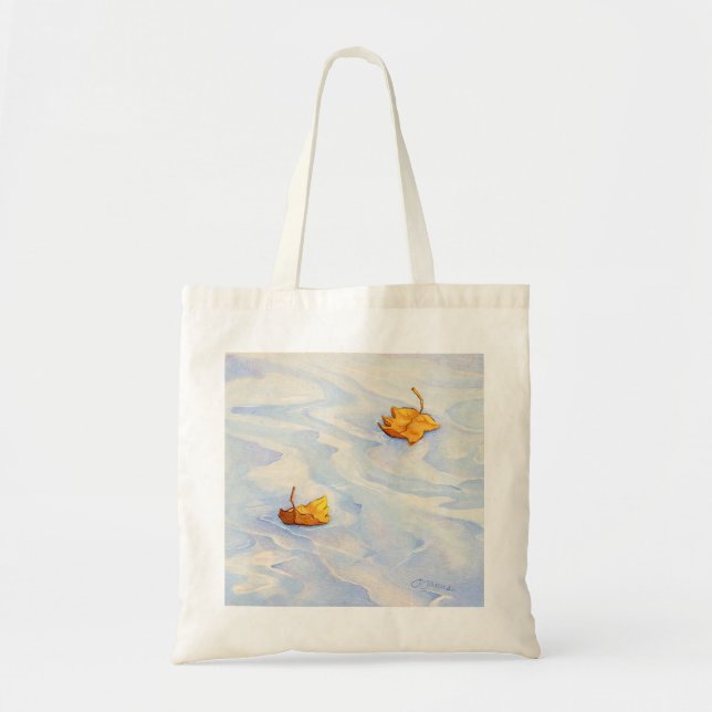 Floating Leaves Tote Bag (Front)
