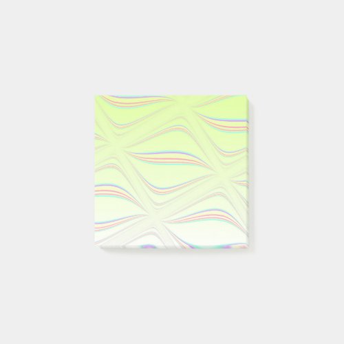 Floating Lemon Wave Design Post_it Notes