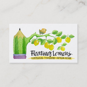 Floating Lemons Business Card