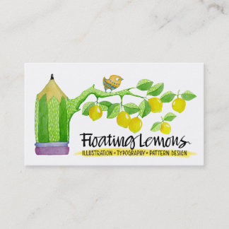 Floating Lemons Business Card