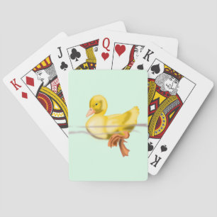 Floating Little Cute Duckling Poker Cards