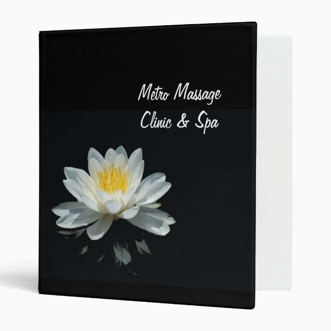 Floating Lotus Flower Binder (Front/Inside)