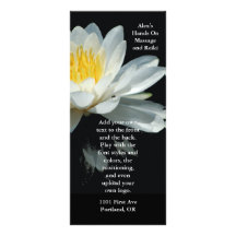 Floating Lotus Flower Rack Card