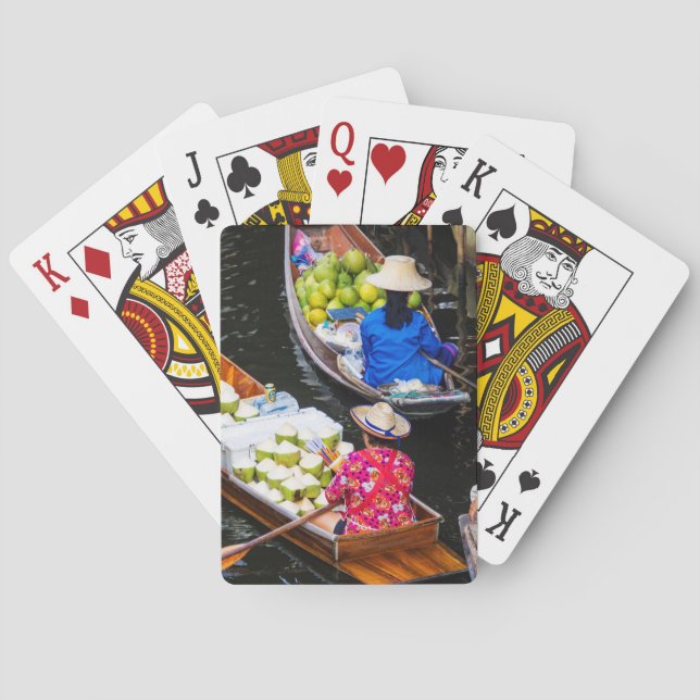 Floating Market in Bangkok Poker Cards (Back)