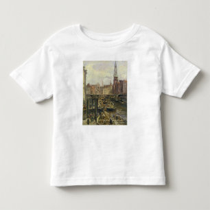 Floating Market on a canal in Hamburg, 1905 Toddler T-shirt