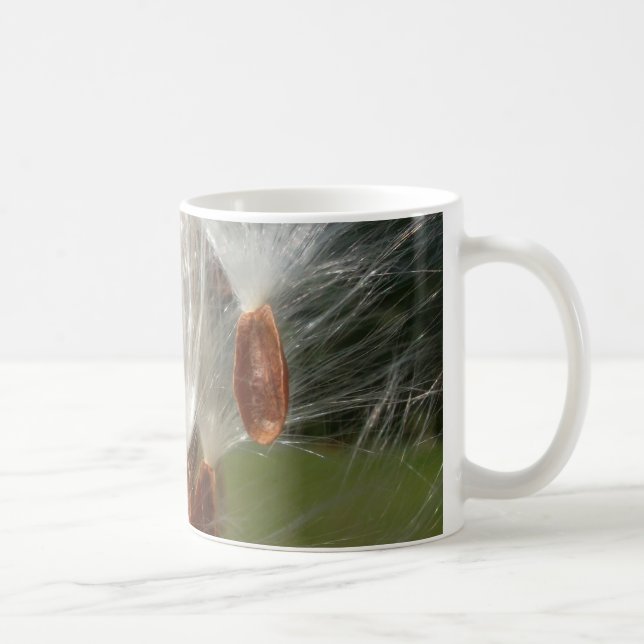 Floating Milkweed Seeds Art Print/Graphic Coffee Mug (Right)