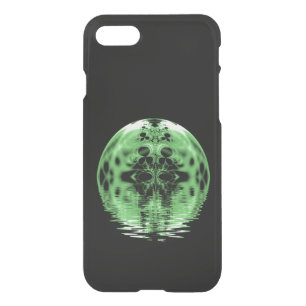 Floating Moon Green and Black iPhone SE/8/7 Case