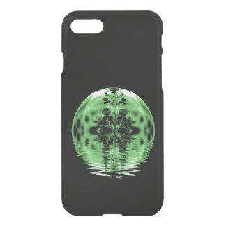 Floating Moon Green and Black iPhone SE/8/7 Case
