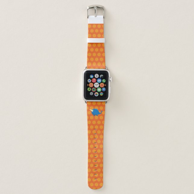 Floating Narwhal - Apple Watch Band (Front)