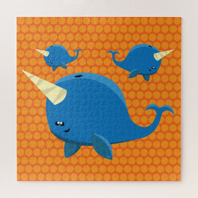 Floating Narwhal - Puzzle (Horizontal)