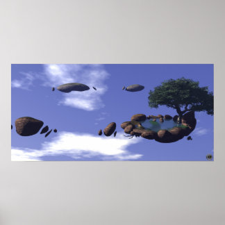 Floating Oasis Poster