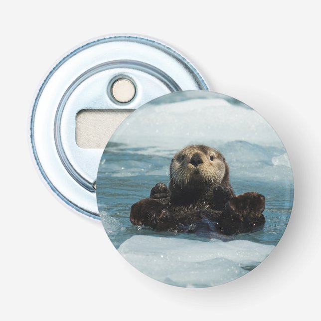 Floating Otter Bottle Opener (Front)
