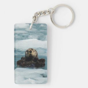 Floating Otter Keychain